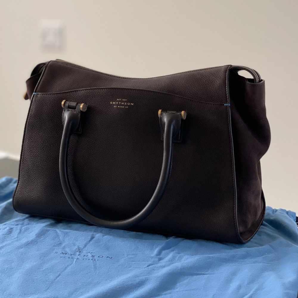 Smythson Tote Eliot Collection Hobo Bag